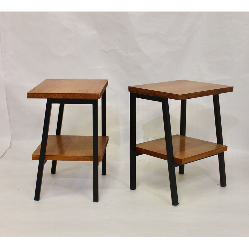 Pair of small vintage tables 1950