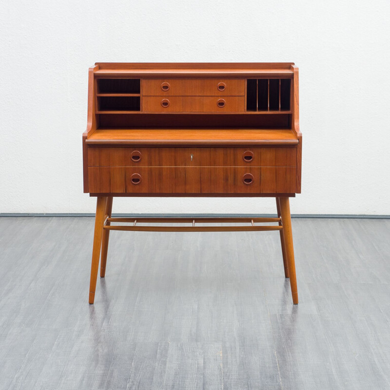 Vintage teak secretaire by AB Bröderna Gustafssons, Scandinavia 1960