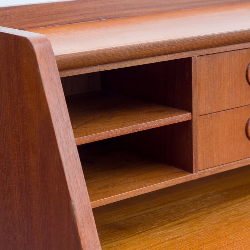 Vintage teak secretaire by AB Bröderna Gustafssons, Scandinavia 1960