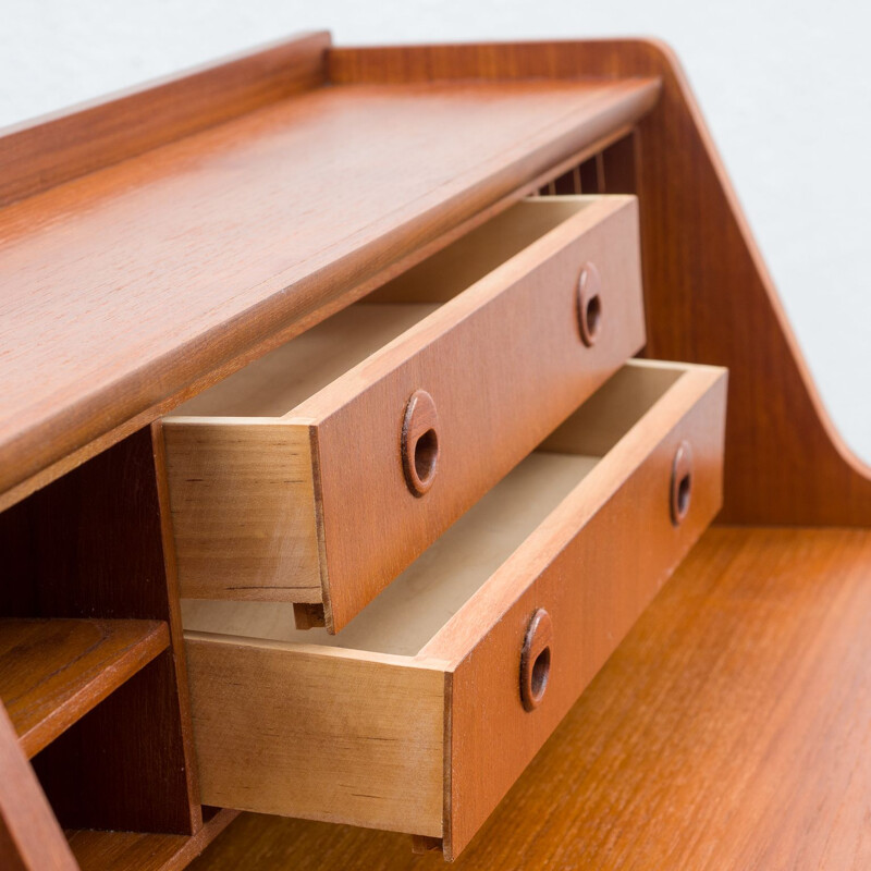 Vintage teak secretaire by AB Bröderna Gustafssons, Scandinavia 1960