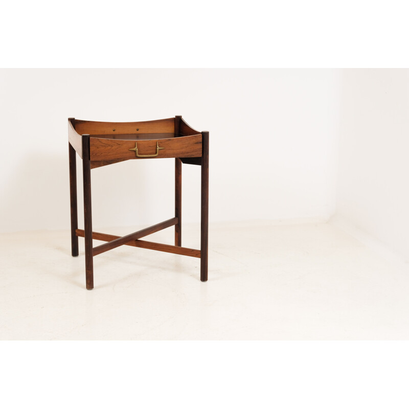 Vintage removable rosewood side table, Denmark 1960