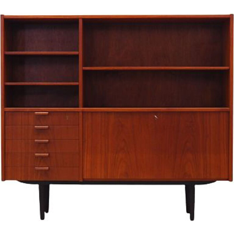 Vintage Teak bookcase by Carlo Jensen & Hundevad, Danish 1970s