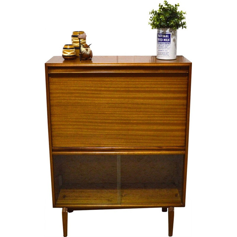 English secretaire in teak, Robert HERITAGE - 1960s