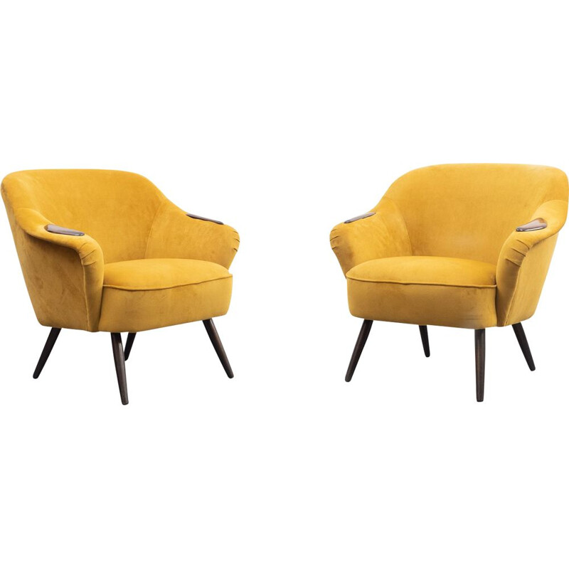 Pair of vintage cocktail chair 1950s