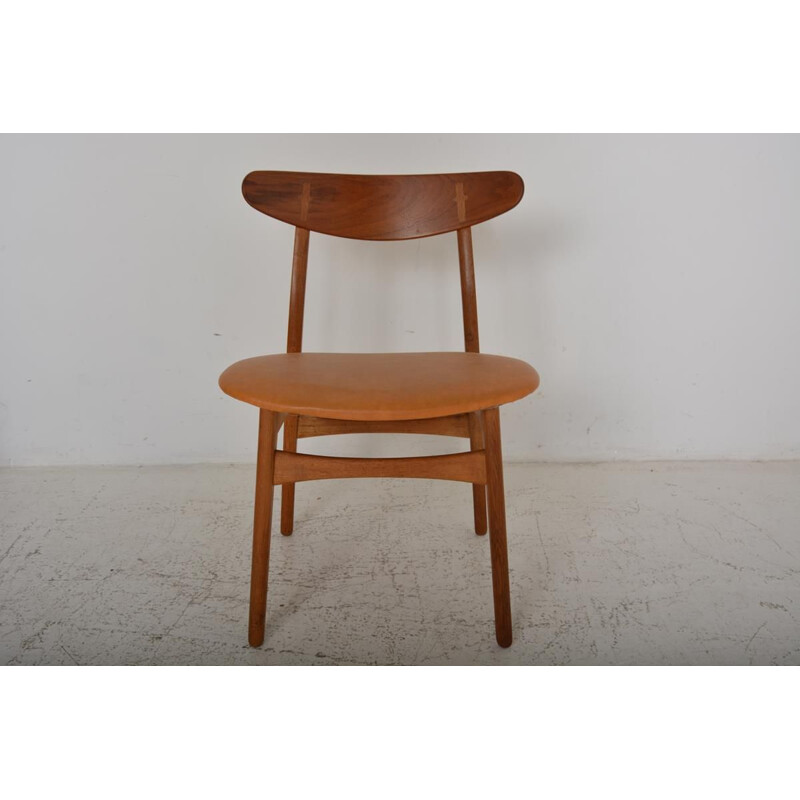 Set of 6 vintage chairs CH30 by Hans Wegner for Carl Hansen & Son