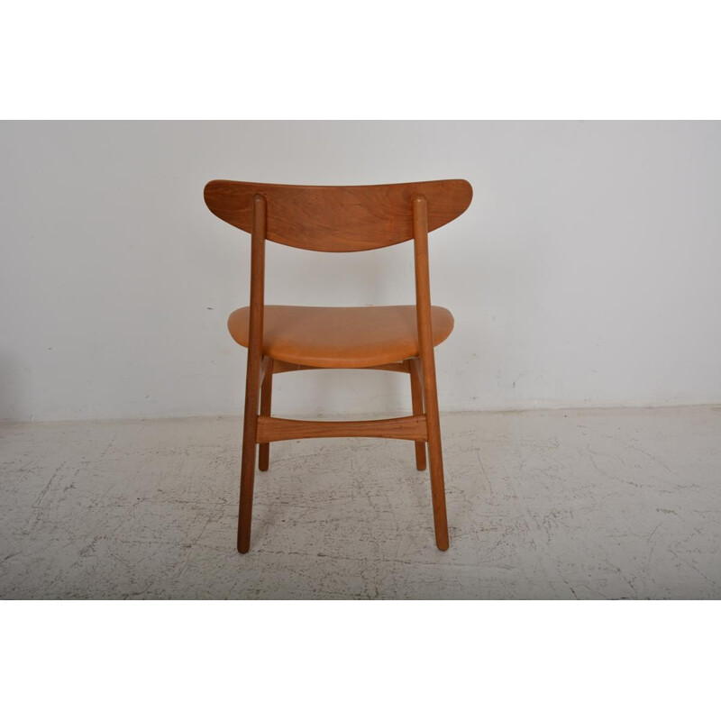 Set of 6 vintage chairs CH30 by Hans Wegner for Carl Hansen & Son