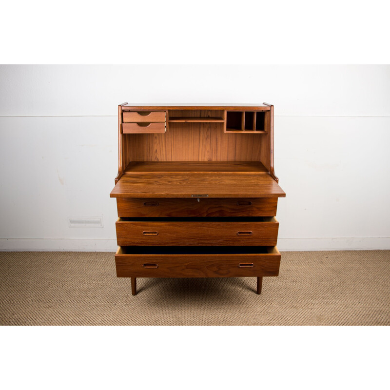 Vintage teak secretary model 37 by Arne Wahl Iversen for Vinde Mobelfabrik, Denmark 1960