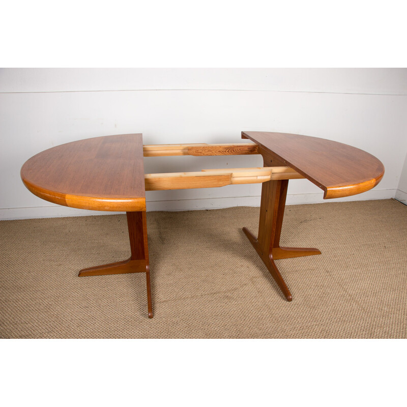 Vintage extensible teak table by Ib Kofod Larsen, Denmark 1960