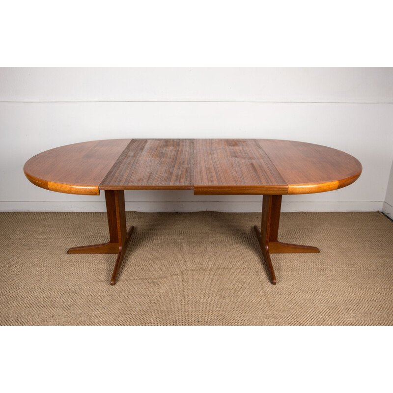 Vintage extensible teak table by Ib Kofod Larsen, Denmark 1960