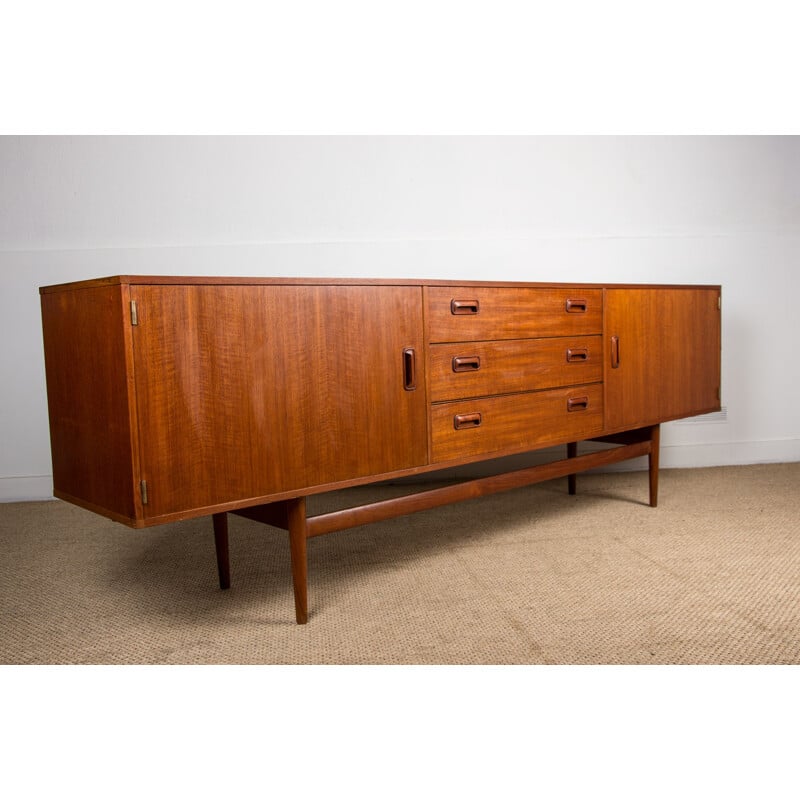 Enfilade vintage en teck par Musterring Mobel, Scandinave 1960