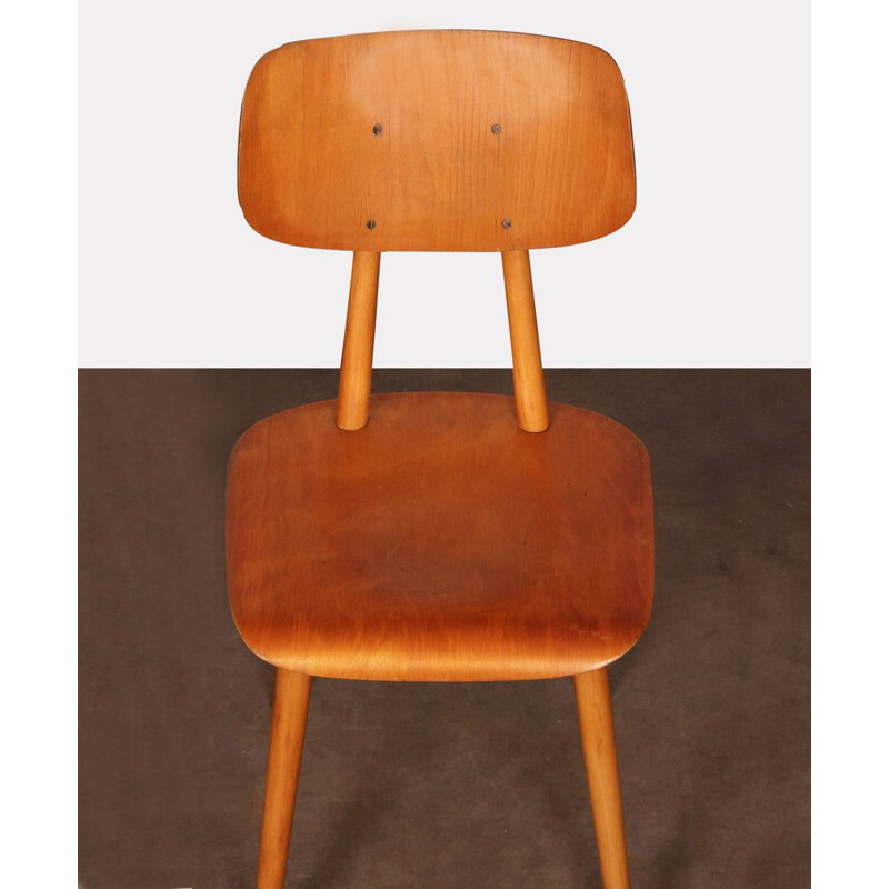 Vintage wooden chair by Ton, Czech Republic 1960s