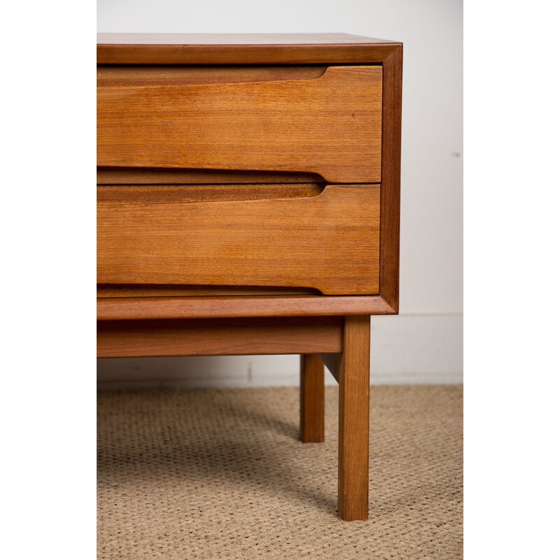 Vintage teak chest of drawers, Danish 1960s