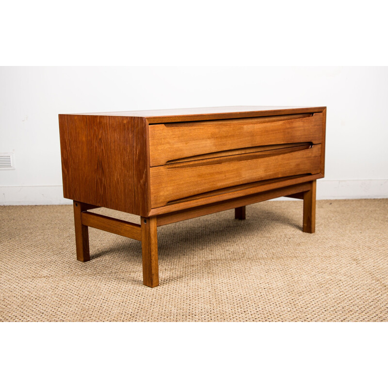 Vintage teak chest of drawers, Danish 1960s