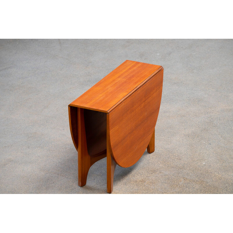 Vintage teak folding table, Scandinavian 1960s