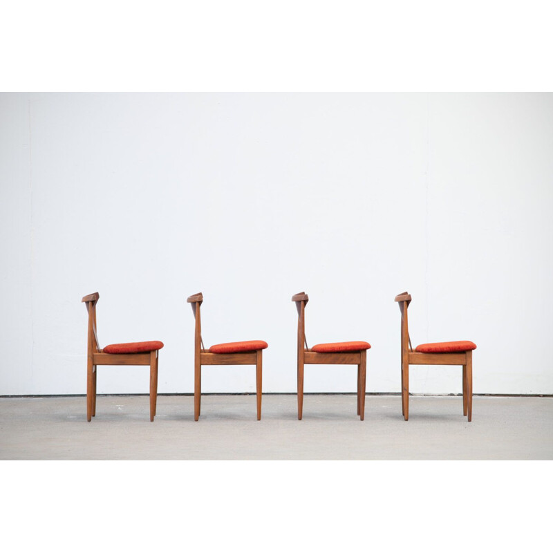 Set of 4 vintage Chairs, Scandinavian 1960s