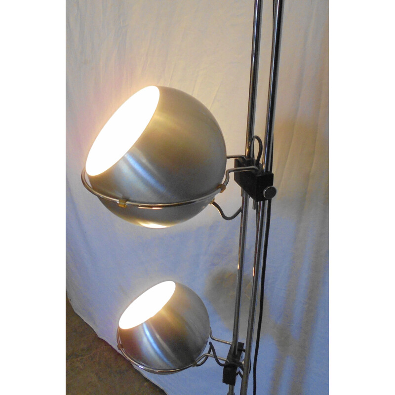 Vintage floor lamp 3 balls by Gioffredo Reggiani 1970s