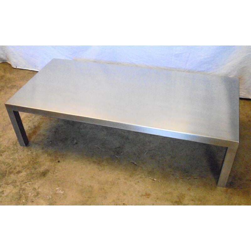 Vintage coffee table by Maria Pergay 1970s