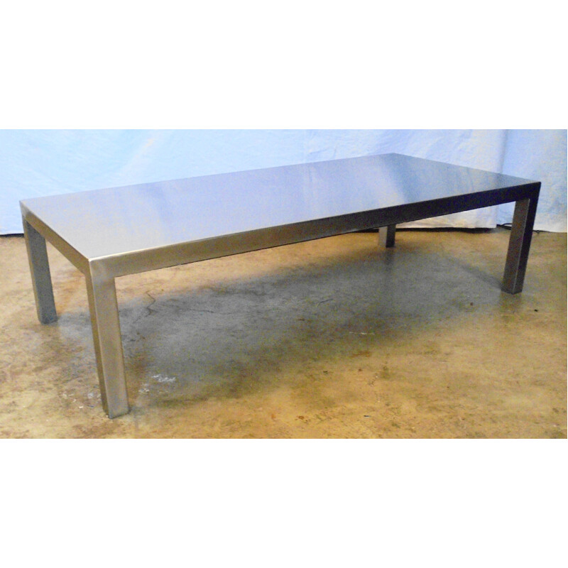 Vintage coffee table by Maria Pergay 1970s