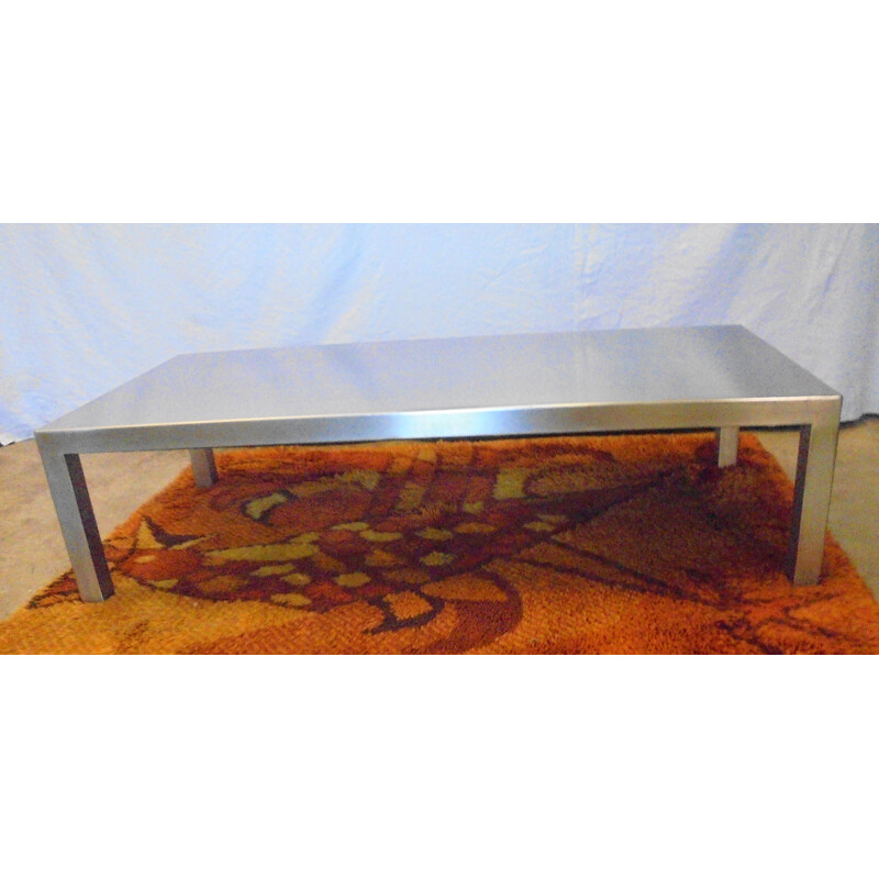 Vintage coffee table by Maria Pergay 1970s