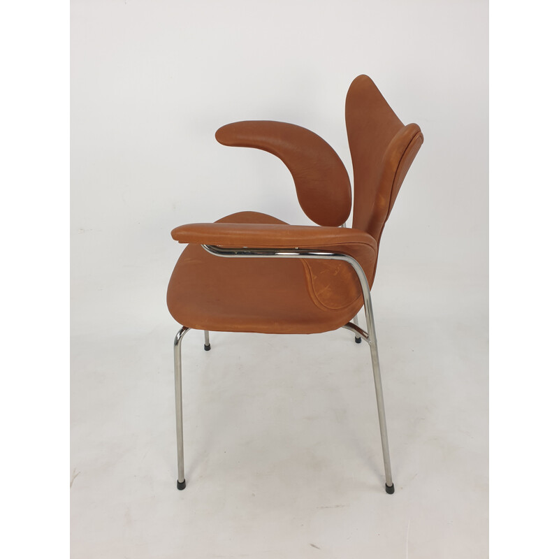 Silla vintage Seagull de Arne Jacobsen para Fritz Hansen, Alemania 1960