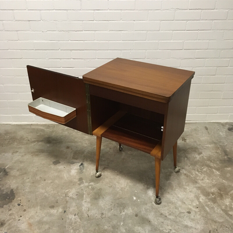 Vintage side table cabinet