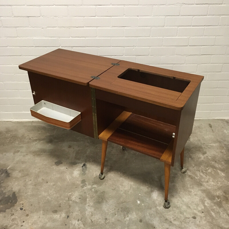 Vintage side table cabinet