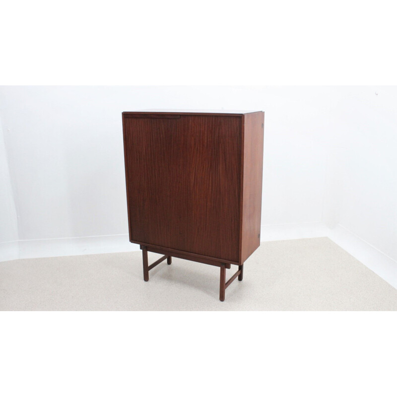 Vintage teak bar cabinet F.lli Proserpio, Italian 1950s