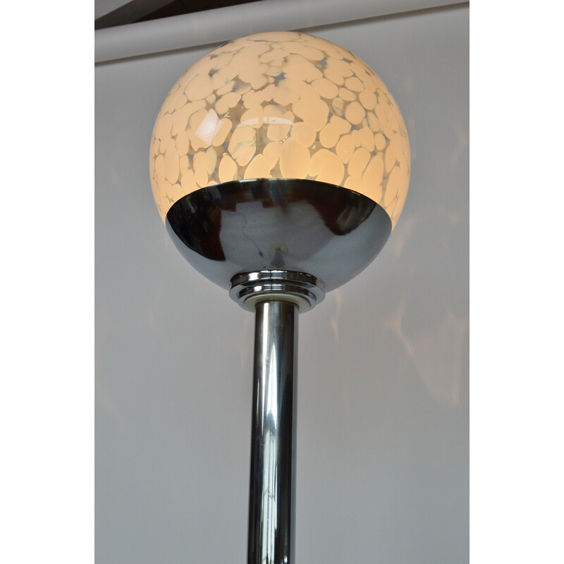 Vintage Murano glass floor lamp for Mazzega, 1960