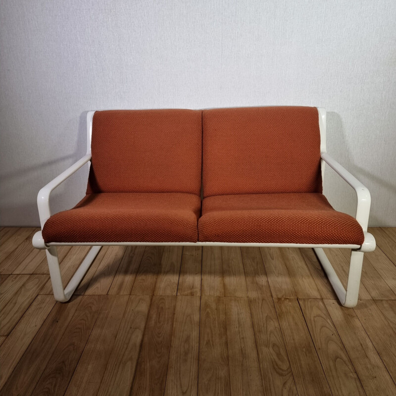 Vintage Sling Sofa by Bruce Hannah and Morrison for Knoll 1970s