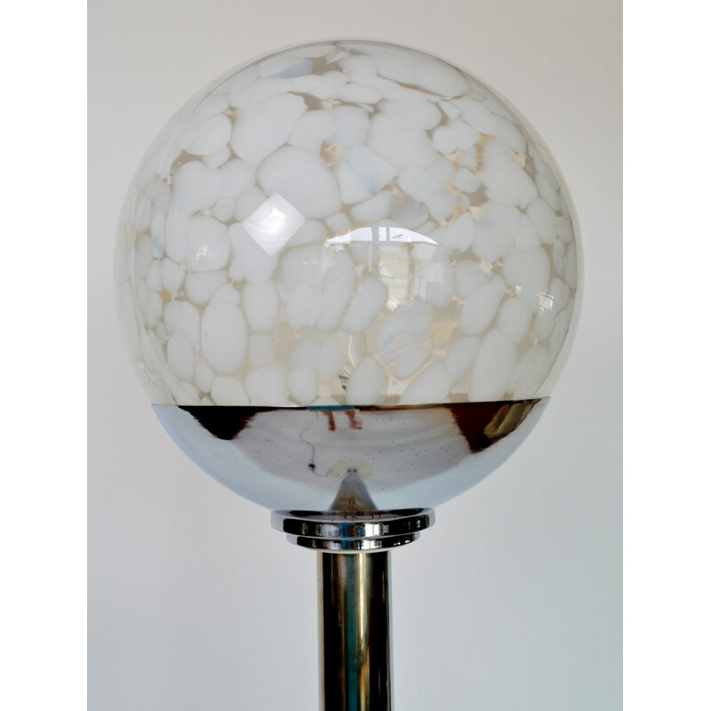 Vintage Murano glass floor lamp for Mazzega, 1960
