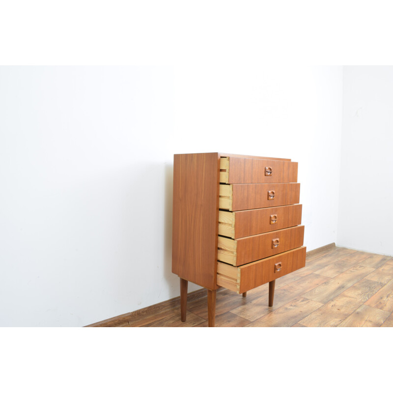 Vintage Teak Chest of Drawers, Danish 1960s