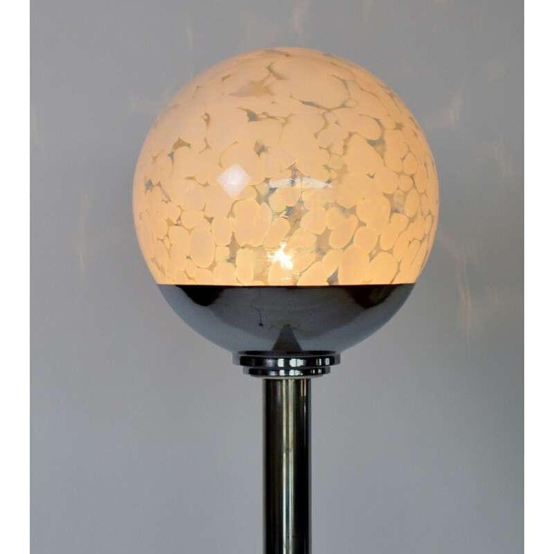 Lampada da terra in vetro di Murano vintage per Mazzega, 1960