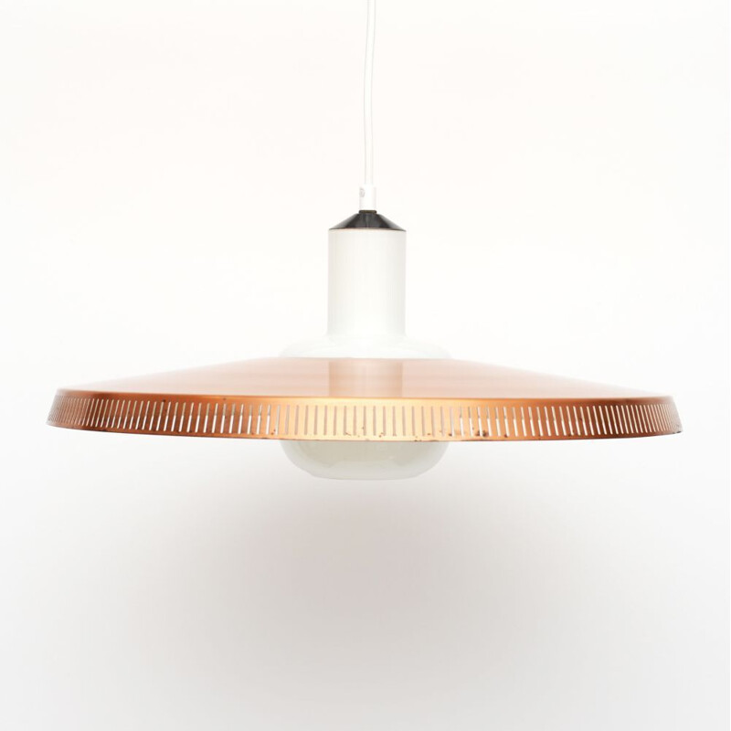 Vintage pendant lamp in copper, Scandinavian 1960s