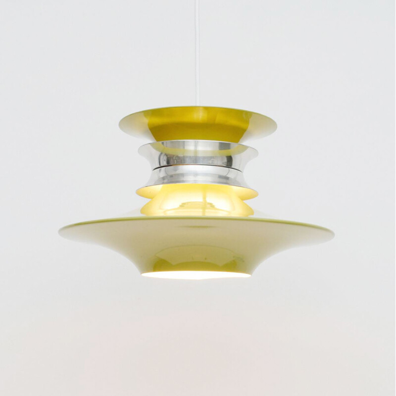 Vintage pendant lamp Green Lysaker, Denmark 1960s