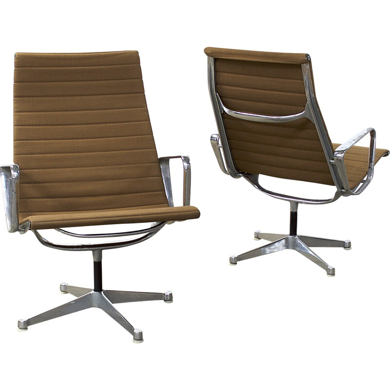 Set of 2 Herman Miller "EA116" armchairs, Charles & Ray EAMES - 1950s