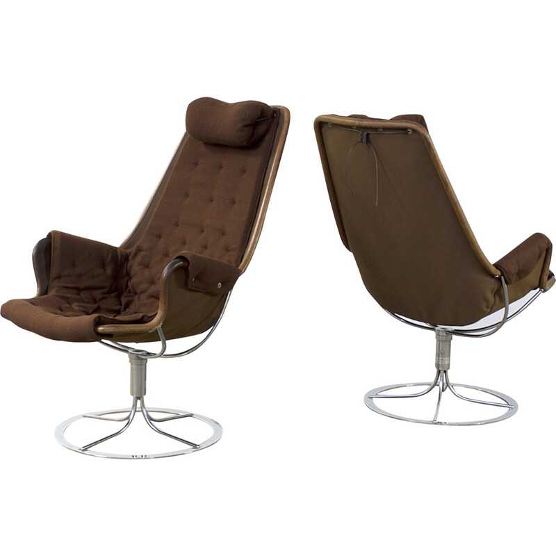 Pair of Dux "Jetson" armchairs, Bruno MATHSSON - 1960s