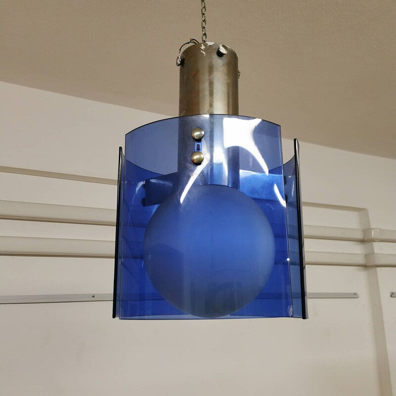 Vintage Veca suspension lamp 1960s