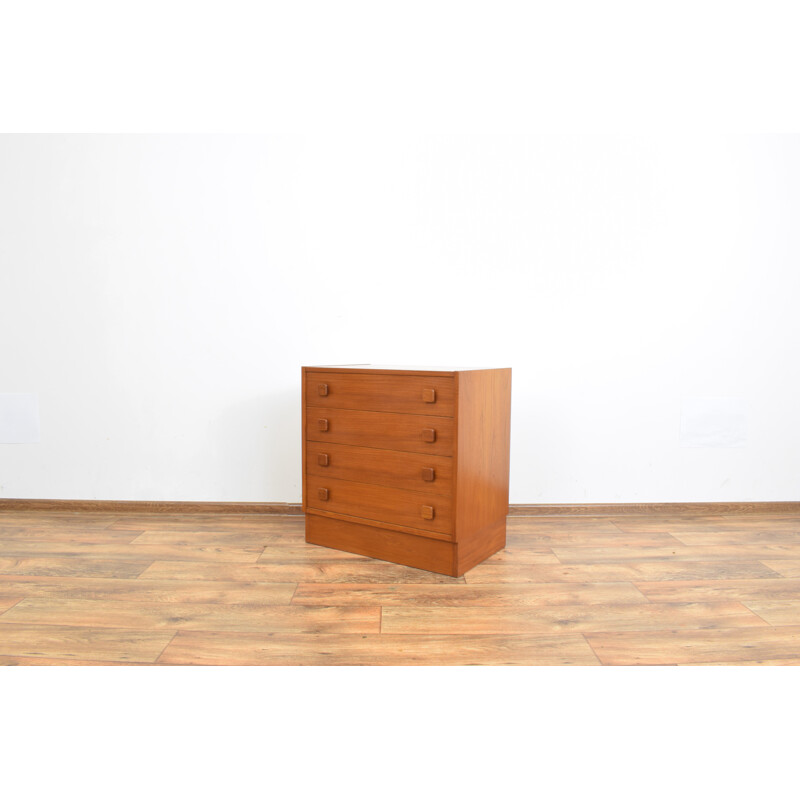 Vintage Teak Chest of Drawers from Domino Mobler, Danish 1960s