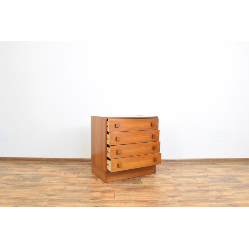 Vintage Teak Chest of Drawers from Domino Mobler, Danish 1960s