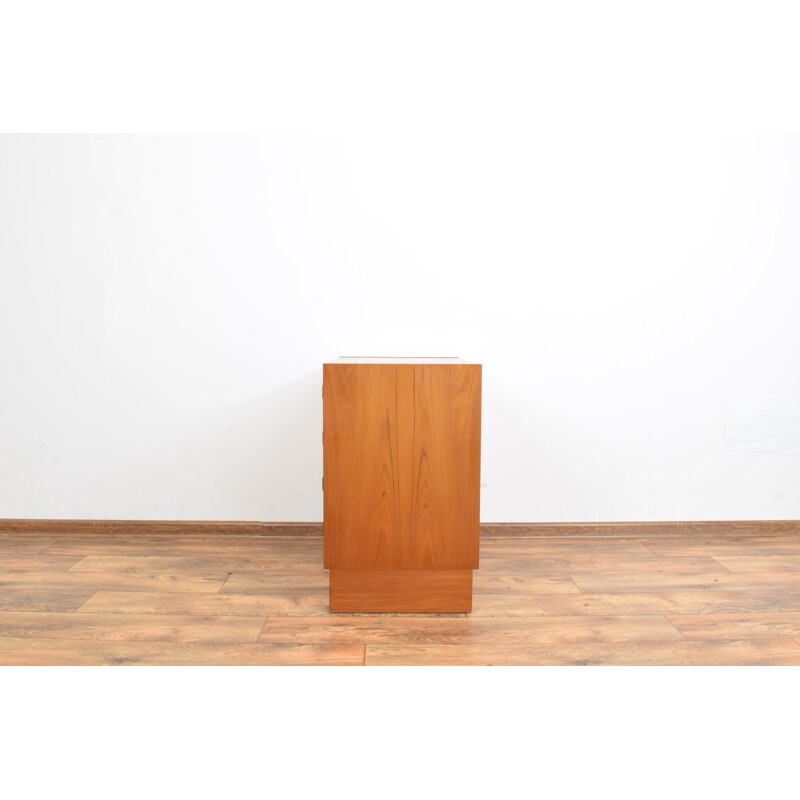Vintage Teak Chest of Drawers from Domino Mobler, Danish 1960s