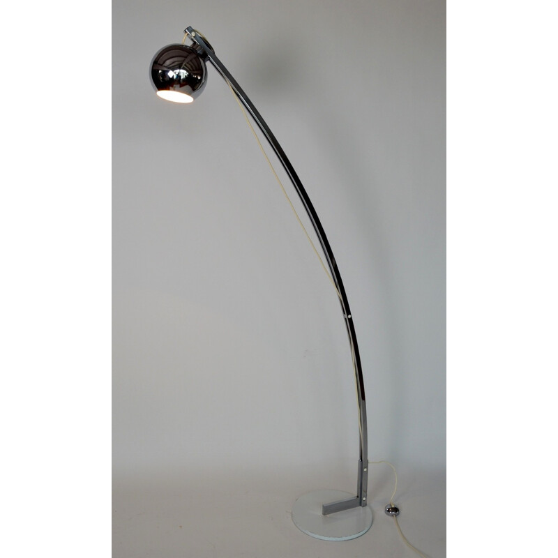 Reggiani Arc chrome floor lamp - 1960s