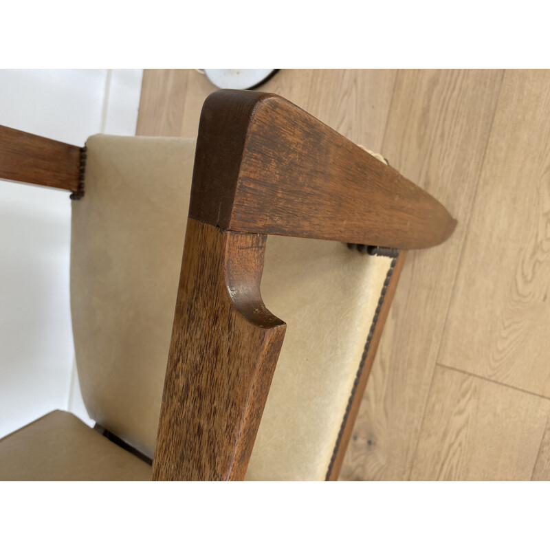 Modernistischer Vintage-Sessel von Francisque Chaleyssin 1930