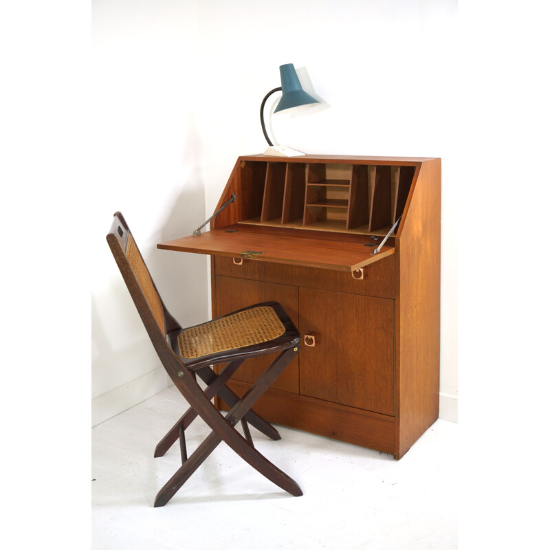 Vintage teak teak back secretary 1950s