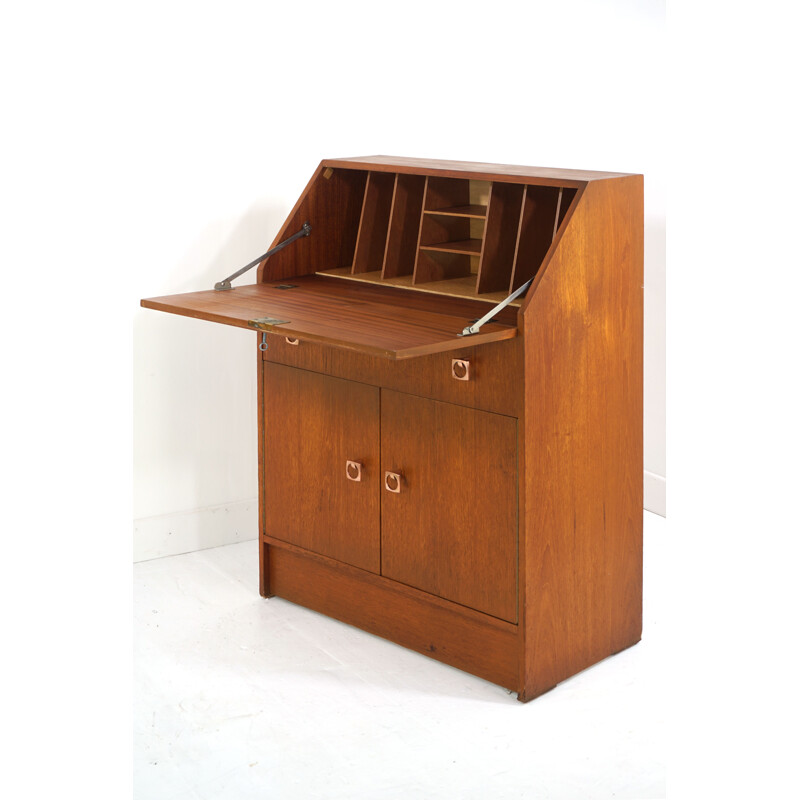 Vintage teak teak back secretary 1950s