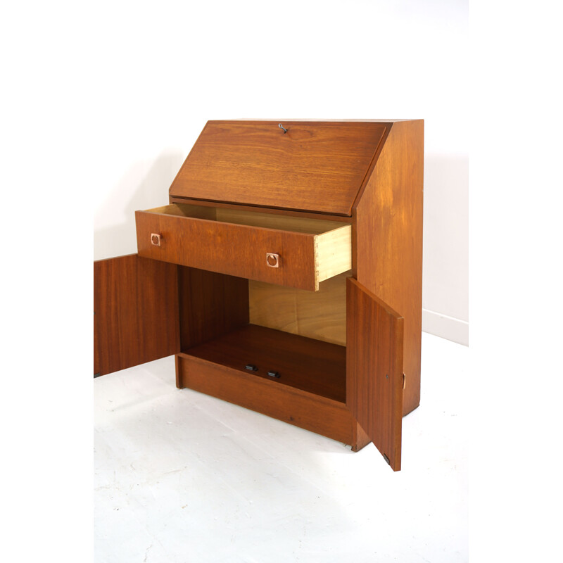 Vintage teak teak back secretary 1950s