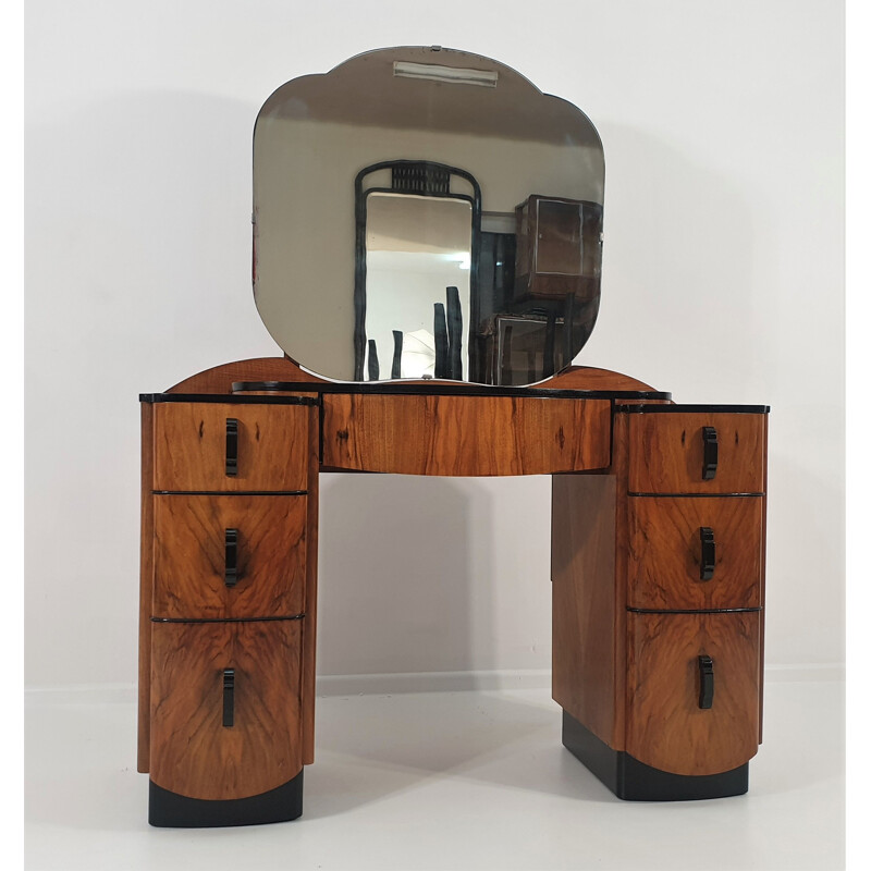 Vintage Dressing Table by Jindrich Halabala for UP Zavody, Czechoslovakia 1950s