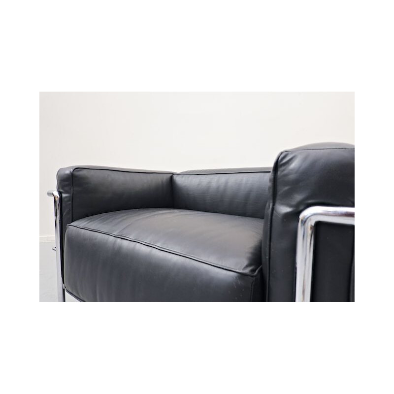 Paire de fauteuils vintage LC3 "Le Grand Confort Le Corbusier" pour Cassina