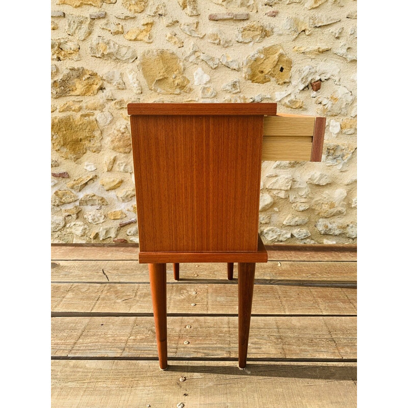 Vintage bedside table, Scandinavian 1970s