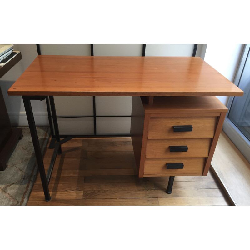 Vintage desk CM172 by pierre paulin for tuna fish 1950s