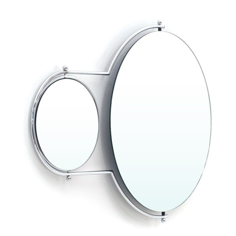 Miroir vintage "Due Mirror" de Rodney Kinsman pour Bieffeplast 1980